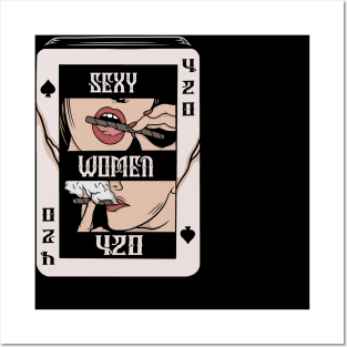 Woman and 420 Posters and Art